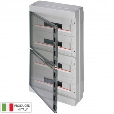 Πίνακας Επίτοιχος 4Σειρών 18Στοιχείων Στεγανός IP65 Γκρι EC62072E